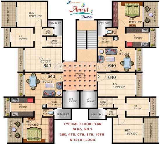  amrut-heaven Images for Cluster Plan of Mehta Amrut Heaven