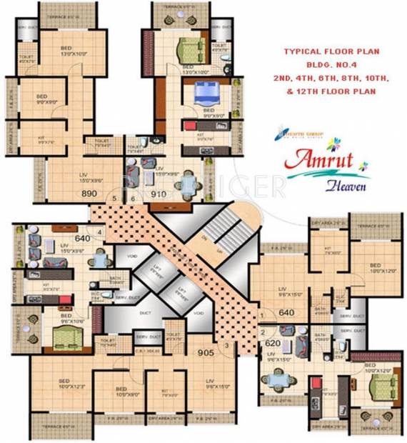  amrut-heaven Images for Cluster Plan of Mehta Amrut Heaven