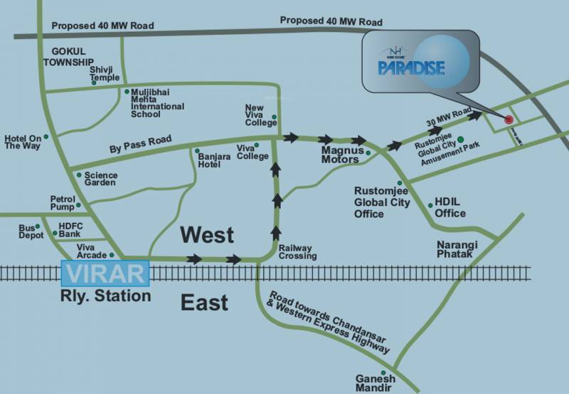  paradise Images for Location Plan of New Paradise