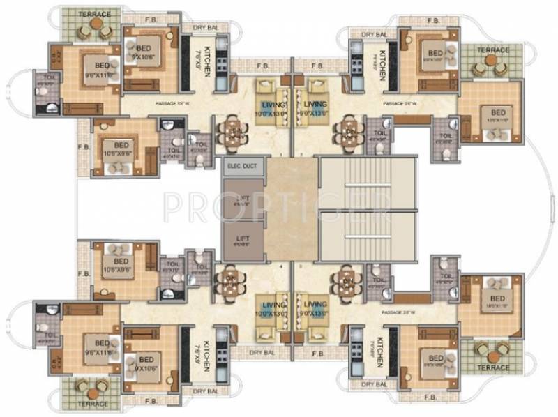 Images for Cluster Plan of Tharwani Vedant Millenia