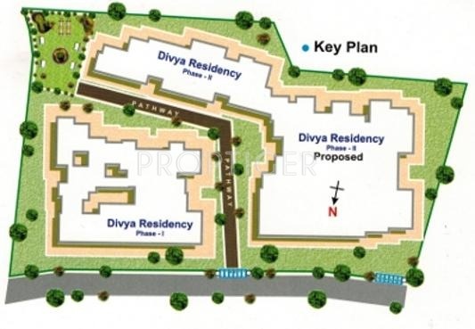  residency Images for Site Plan of Divya Residency