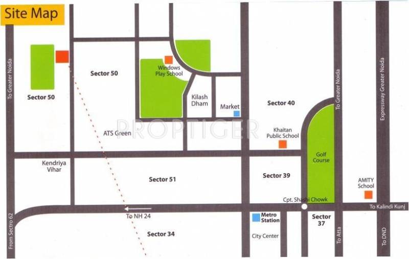 Images for Location Plan of The Antriksh Greens