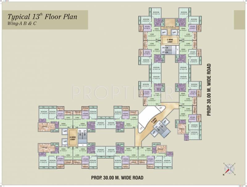  mannat Wing - C Cluster Plan