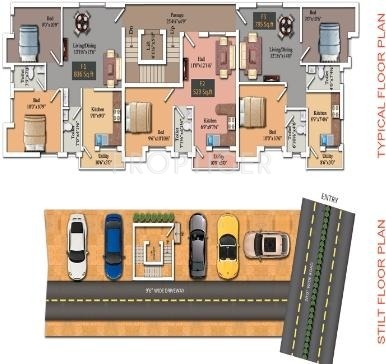 Images for Cluster Plan of AKM Rigid Developer Marvel Homes
