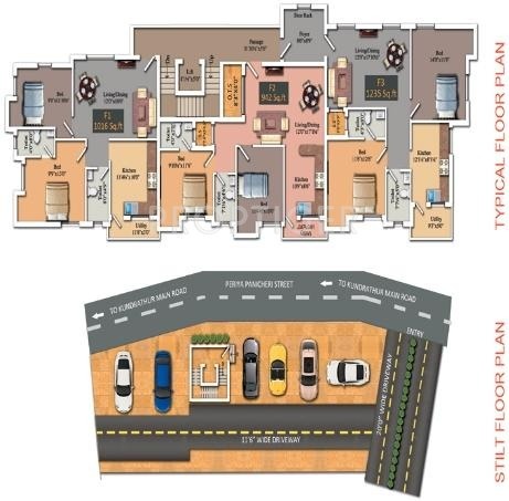 Images for Cluster Plan of AKM Rigid Developer Marvel Homes