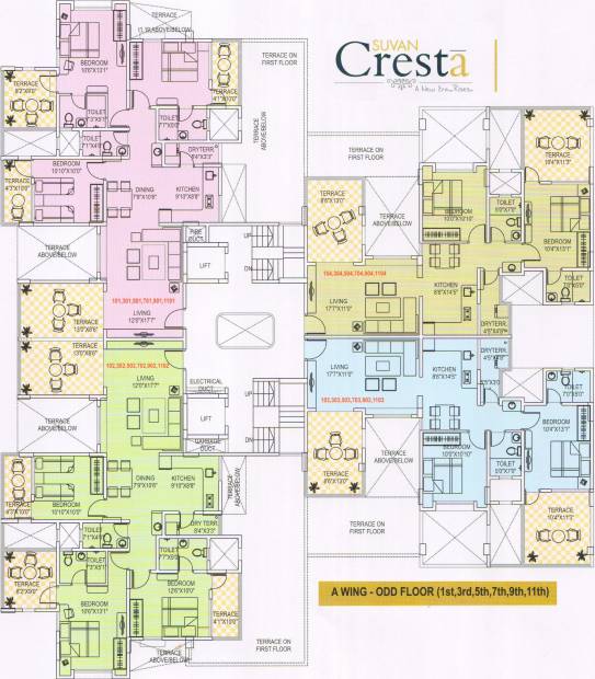  cresta Images for Cluster Plan of Suvan Cresta