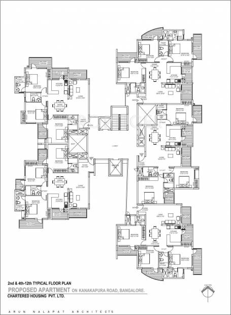  beverly-hills Tower B Cluster Plan