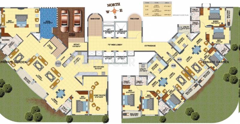  infantry-towers Images for Cluster Plan of Hoysala Infantry Towers