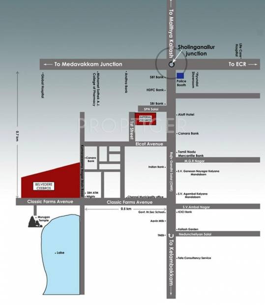 Ceebros Belvedere Location Plan