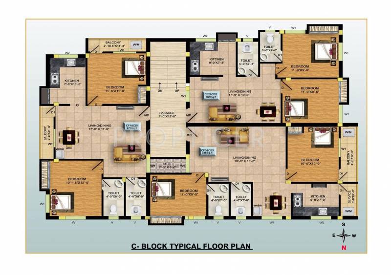 Images for Cluster Plan of RKN Diksha Flats