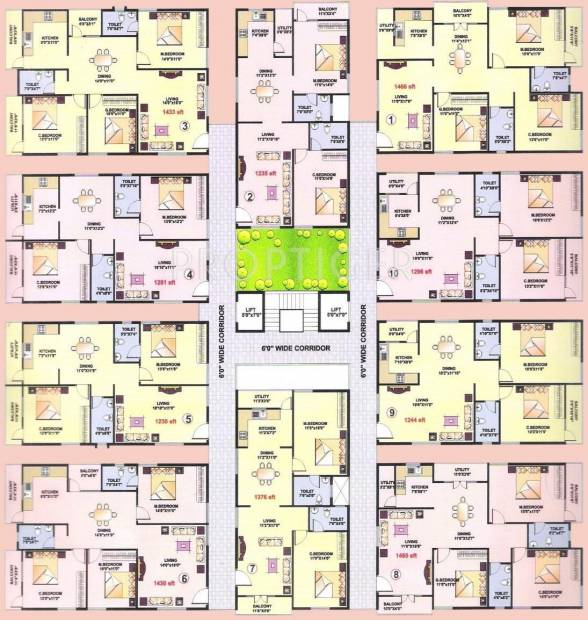 Images for Cluster Plan of Sai Purvi Developers Purvi Lotus