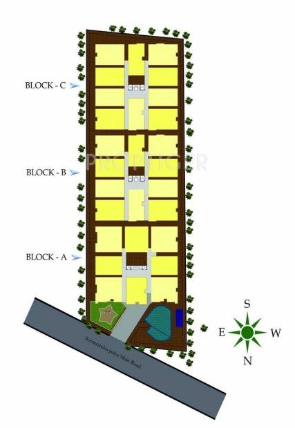 Images for Layout Plan of Sai Purvi Developers Purvi Lotus