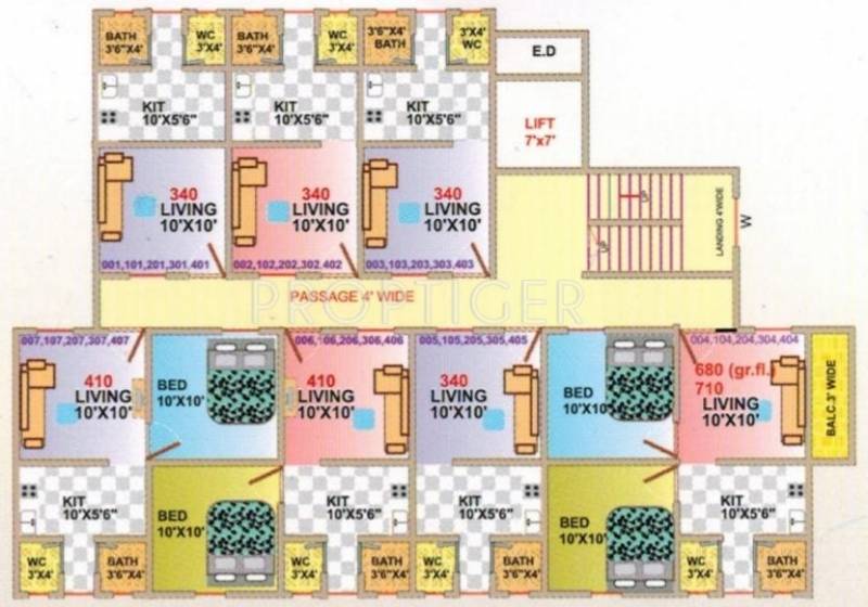 Images for Cluster Plan of Mytri New Project