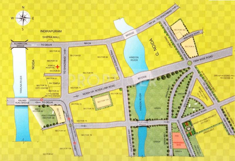  london-square Images for Location Plan of Ajnara London Square