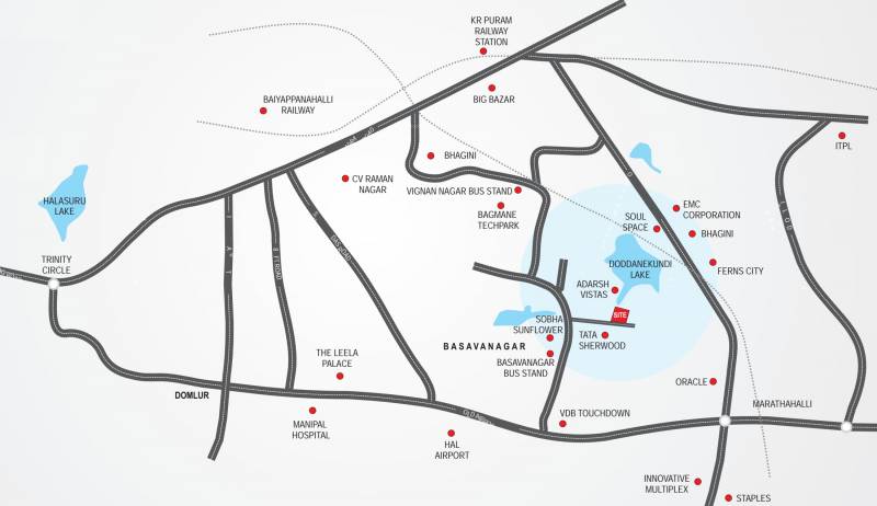 Images for Location Plan of Apoorva Lakeside