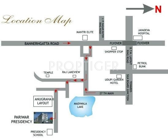 Images for Location Plan of Pariwar Presidency