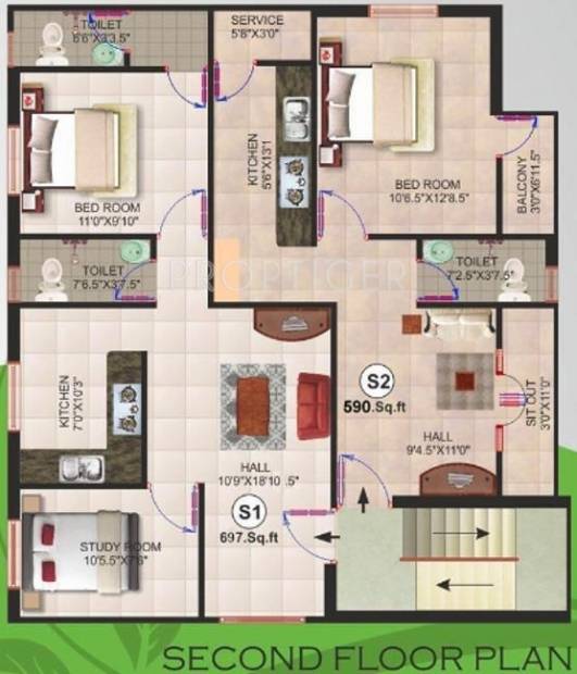  sri-balaji Single Block Cluster Plan
