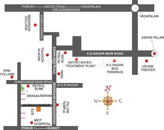  sri-balaji Images for Location Plan of Sri Lakshmi Ram Constructions Sri Balaji