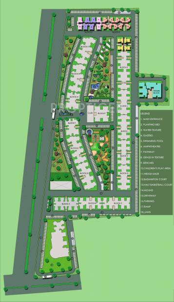  homes Images for Site Plan of Nitya Homes