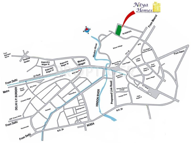  homes Images for Location Plan of Nitya Homes