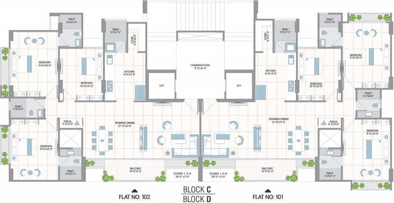Images for Cluster Plan of Shree 42 Parkview