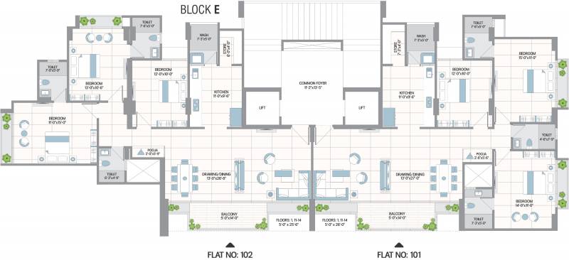 Images for Cluster Plan of Shree 42 Parkview
