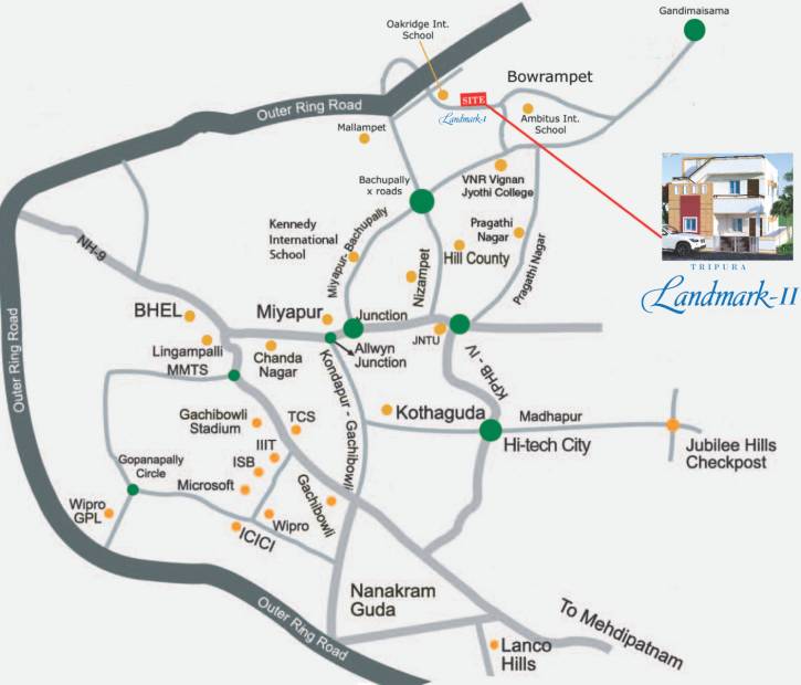  landmark-ii Images for Location Plan of Tripura Landmark II