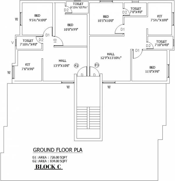 Images for Cluster Plan of SKC Saraswathy Homes