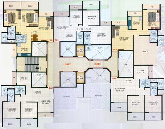 Images for Cluster Plan of Radhe Krishna Sapphire