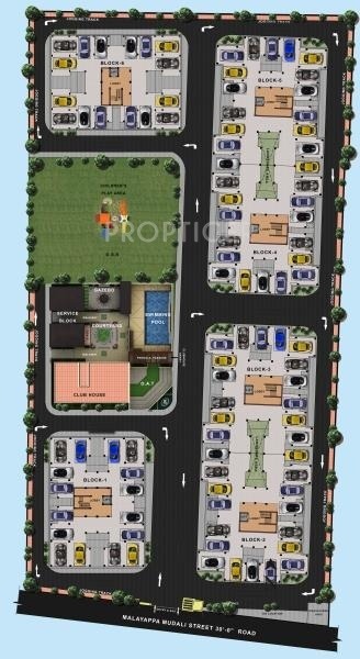  elysium Block 1 Cluster Plan