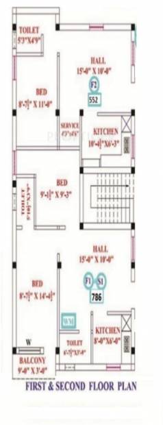 Images for Cluster Plan of Access Homes Access Square