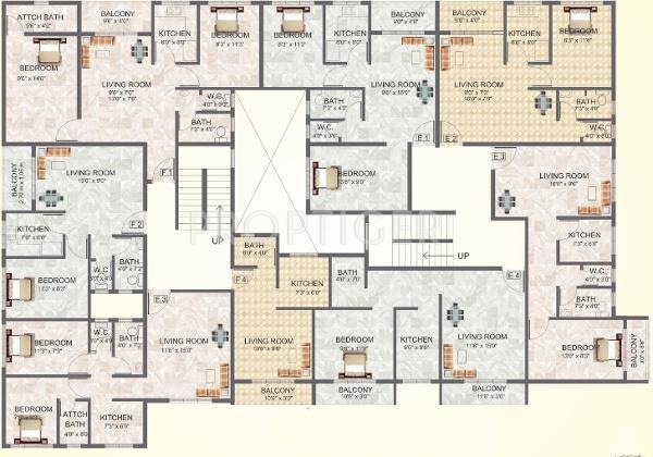Images for Cluster Plan of Tirupati Balaji Kalash