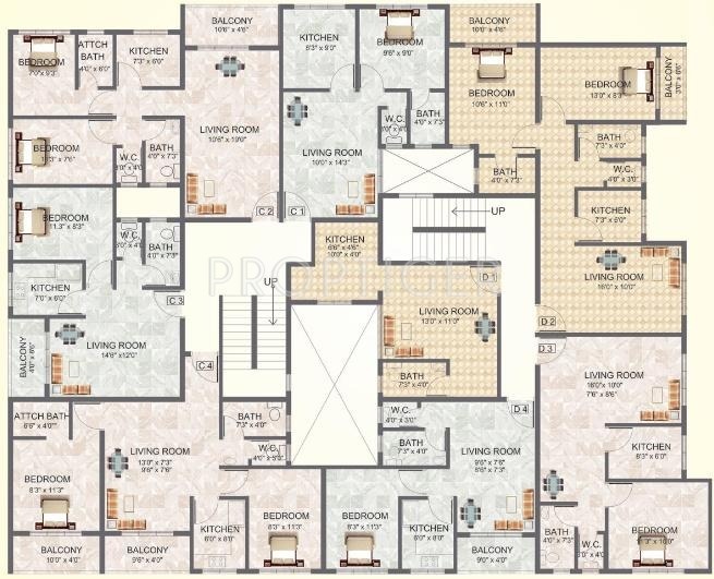 Images for Cluster Plan of Tirupati Balaji Kalash