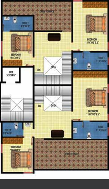  spring Images for Cluster Plan of Sagar Spring
