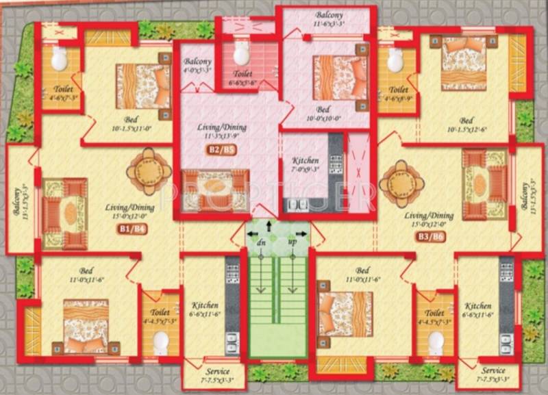 Images for Cluster Plan of Anitech Enclave