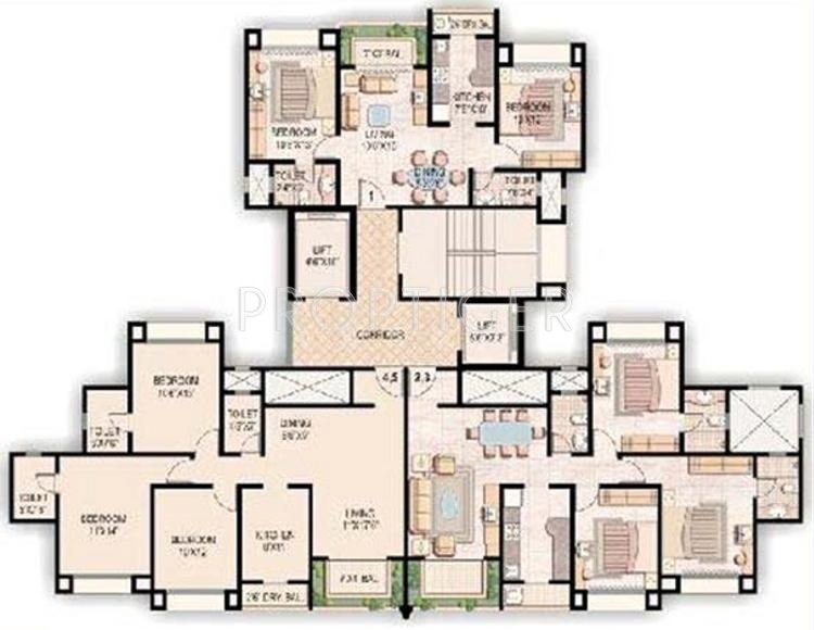  meadows Tower B Cluster Plan