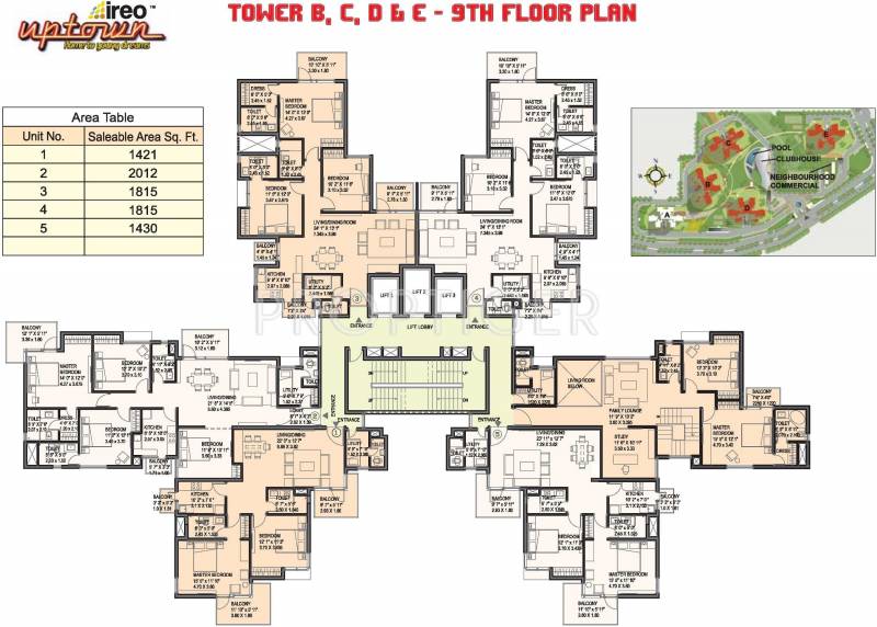 Images for Cluster Plan of Ireo Uptown