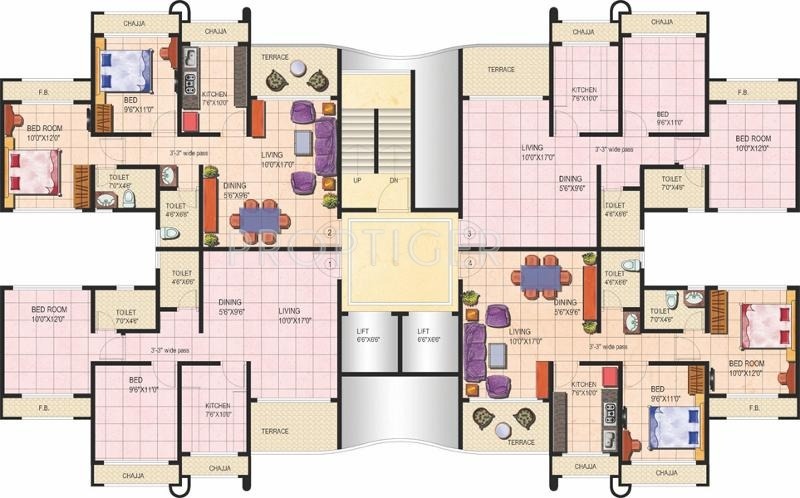 Images for Cluster Plan of Tharwani Rosalie