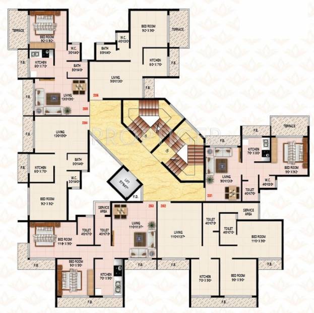 Images for Cluster Plan of Today Sai Vrindavan