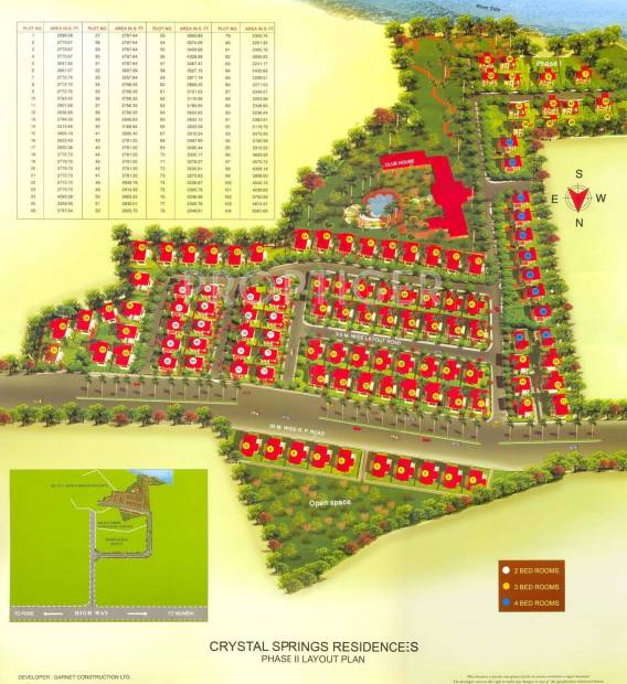 Garnet Construction Crystal Springs Residences Layout Plan