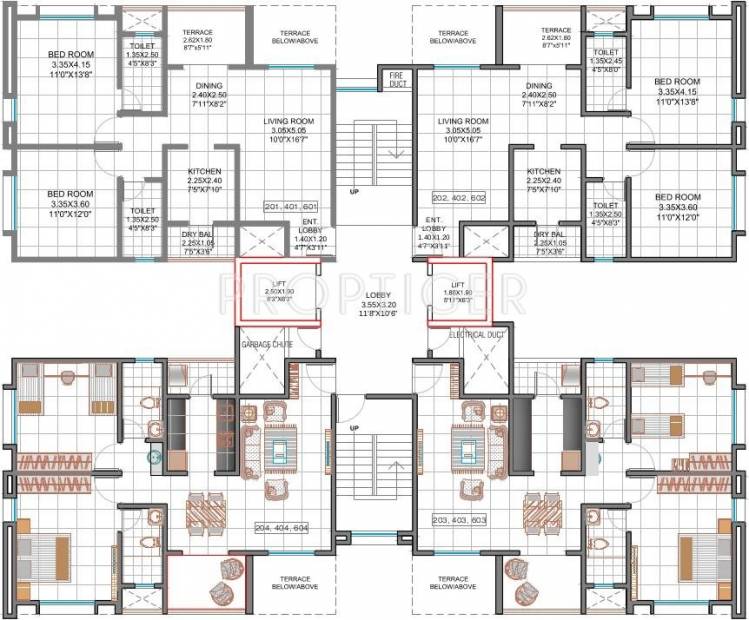 Images for Cluster Plan of Atria Dhanashree Aangan