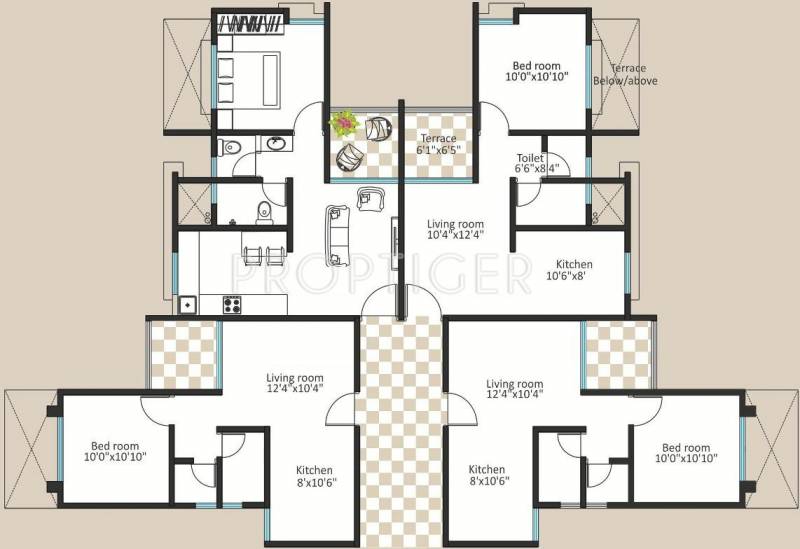 Images for Cluster Plan of Atria Dhanashree Aangan