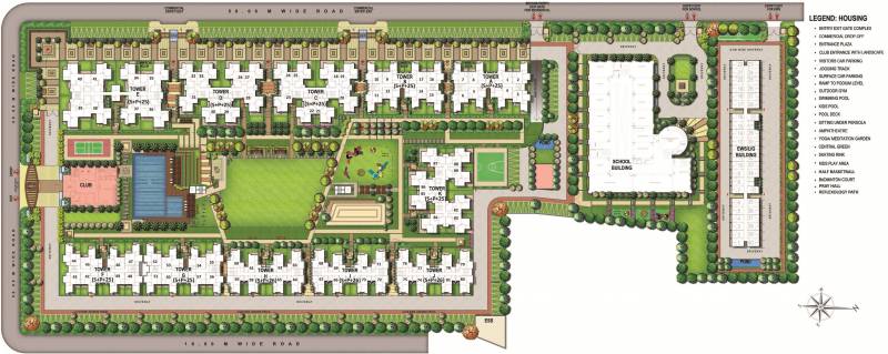 siddhartham Images for Site Plan of Gaursons Siddhartham
