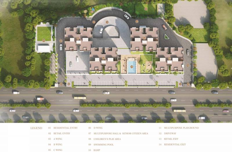 Images for Site Plan of Amar Serenity