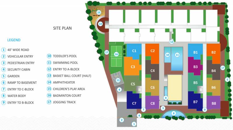  lake-mist Images for Site Plan of Virani Lake Mist