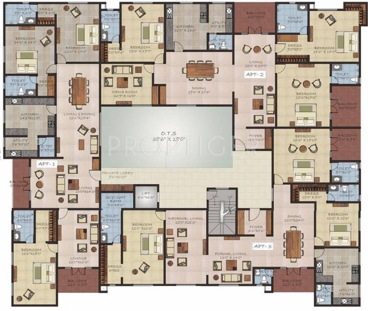 Images for Cluster Plan of Sumanth Sreshta Chomalahri