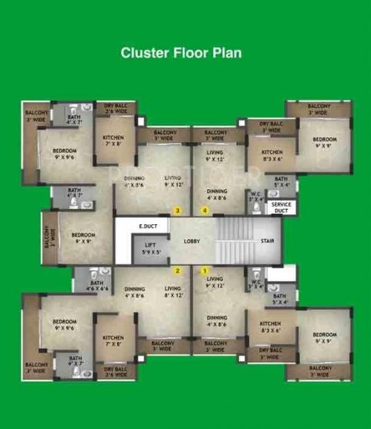 Images for Cluster Plan of Prakhhyat Yellow Tree