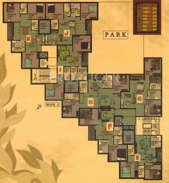 Images for Cluster Plan of Rajwada Rosewood