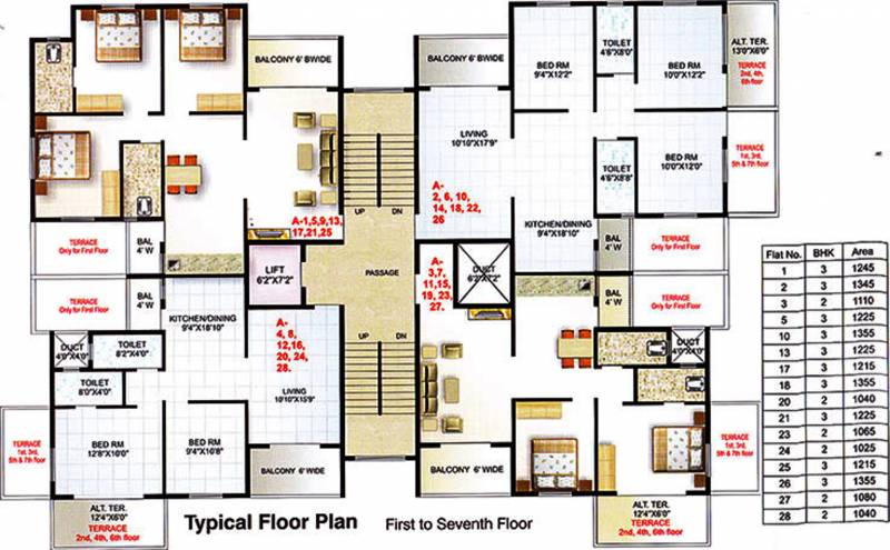 Images for Cluster Plan of Aditya Pride Tower