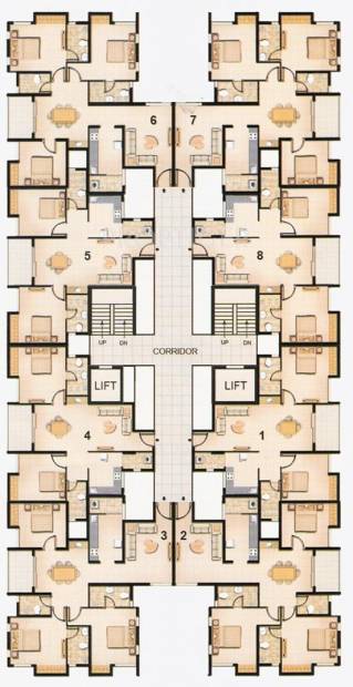  akila-heights Images for Cluster Plan of Asvini Akila Heights